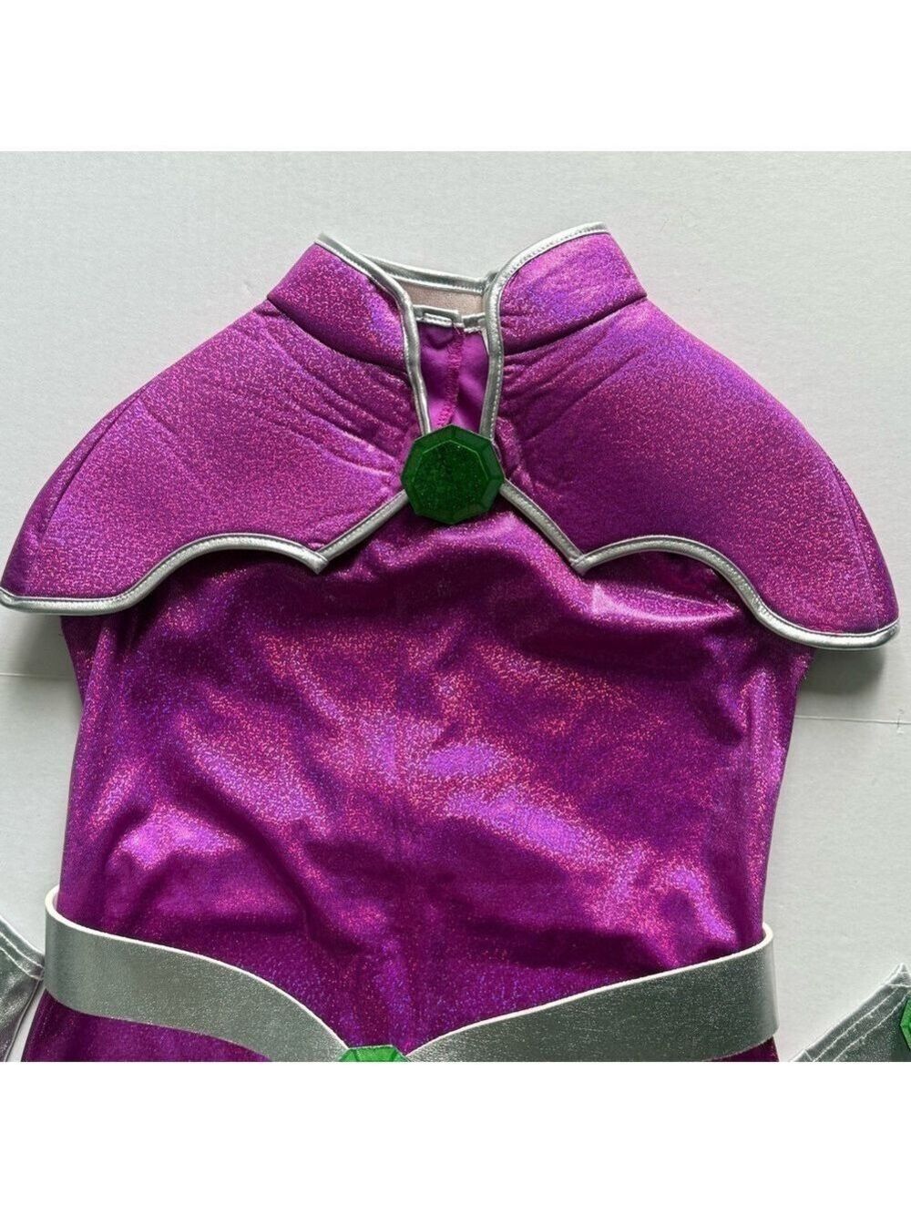 DC Comics DC Superhero Deluxe Starfire Teen Titans Girls Costume Large 10-12 - Picture 7 of 11